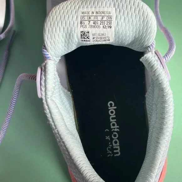 Adidas Pastel Cloudfoam Runners - Picture 5 of 8